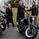 Former Harley CEO Matt Levatich with President Donald Trump in 2017.